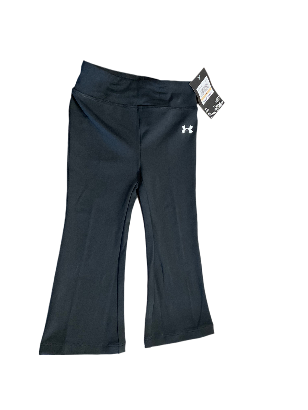 GIRLS UNDER ARMOUR BLACK FLARE LEGGINGS