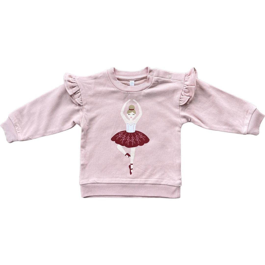 Ballerina Ruffle Sweatshirt