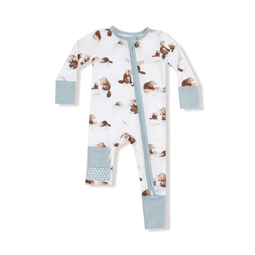 baby beaver romper