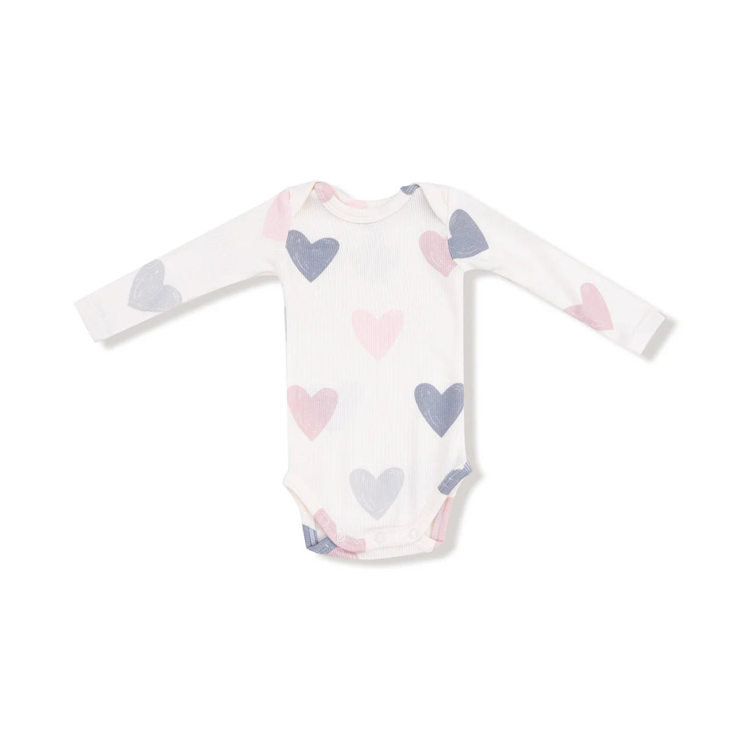 hearts-modal rib-bodysuit