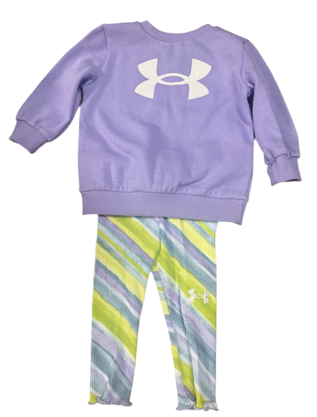 Under Armour girls purple sweatshirt and pants set