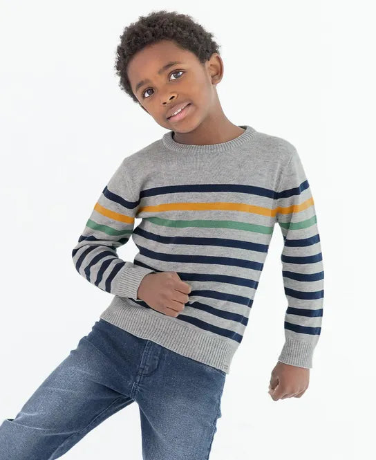 Levi Stripe - Knit Crew Neck Sweater