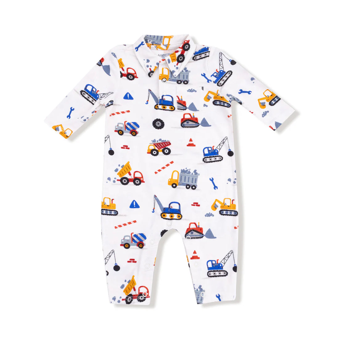 crayon construction romper
