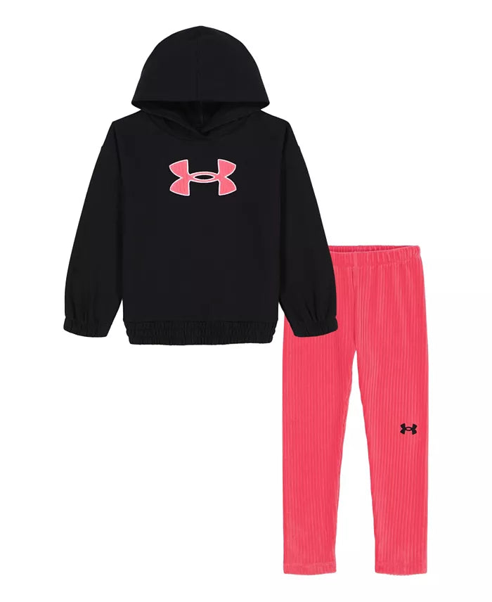 under armour rib velour tunic set