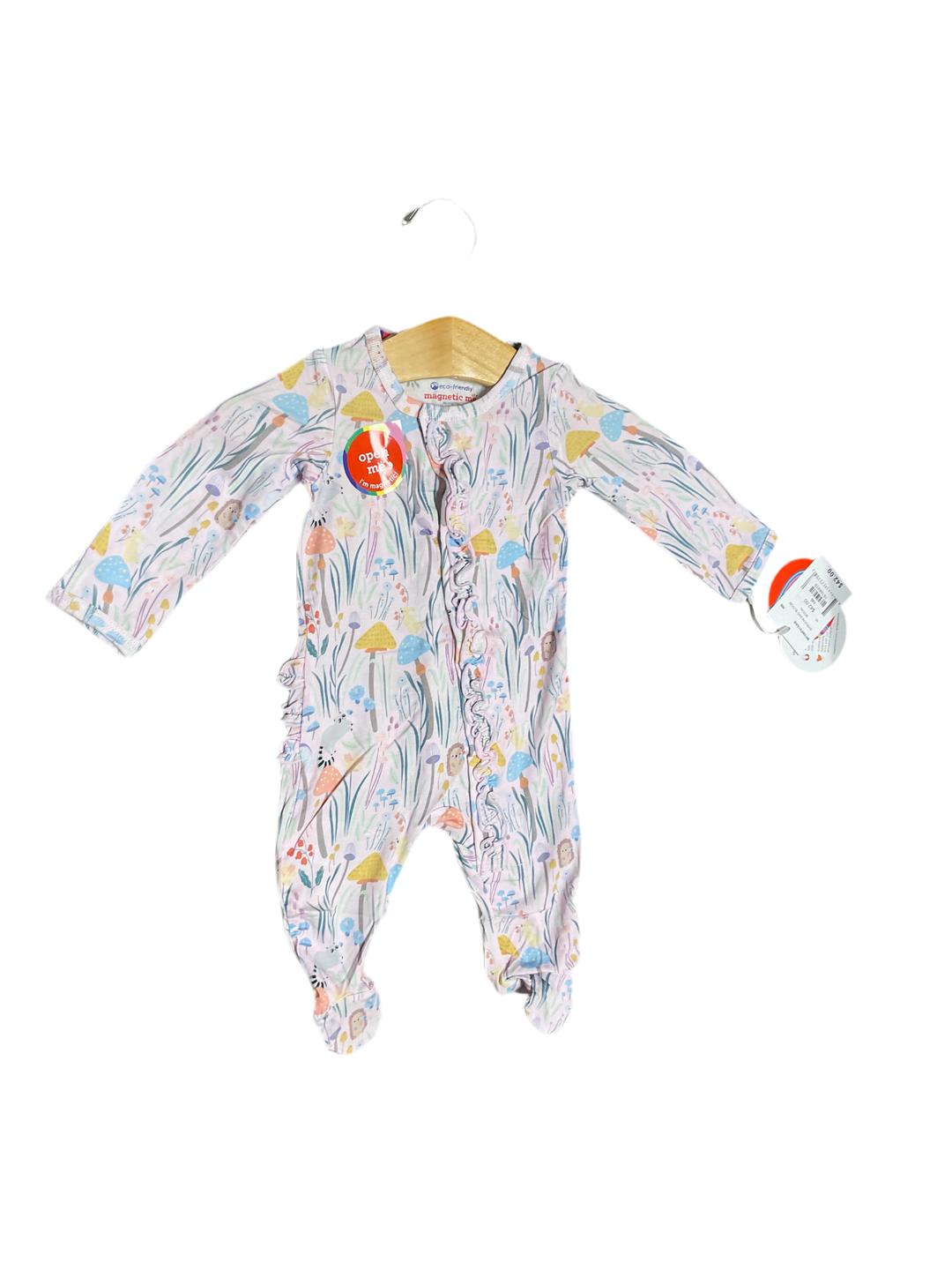 SHROOM AND BLOOM MODAL FOOTIE W/RUFF