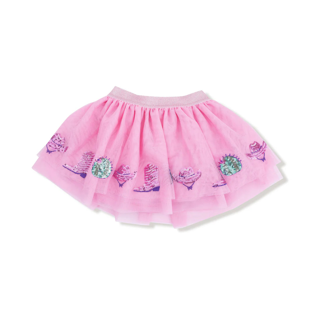 disco cowgirl-tutu skirt