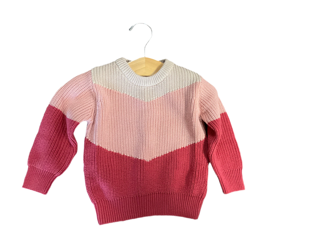 COLORBLOCK KNIT SWEATER