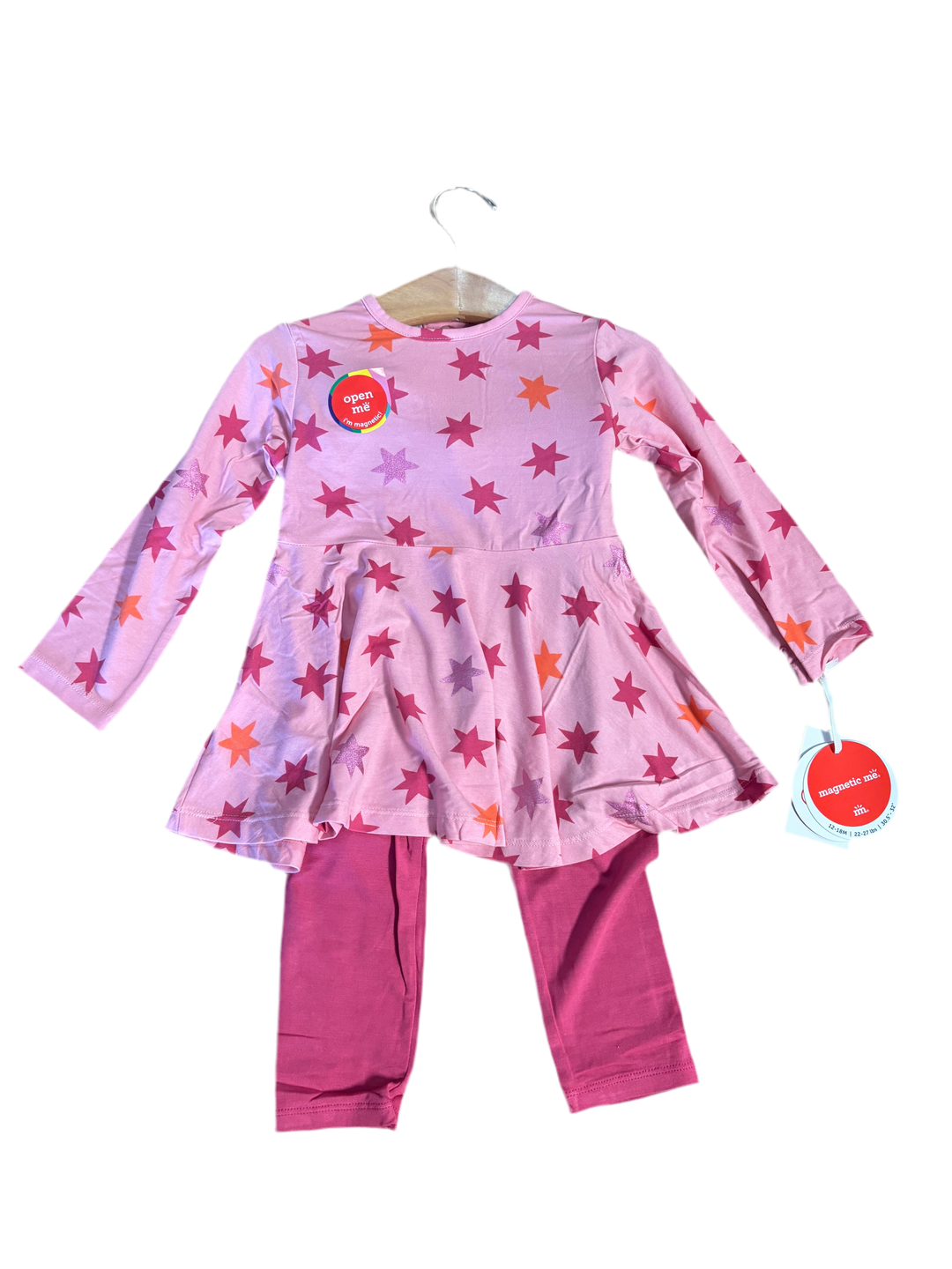 Cosmic Confetti With Foil Modal Magic Dress+ Legging Set