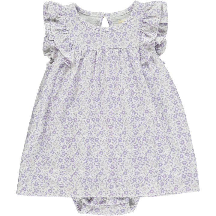 Lavender Ditsy Floral Jenn Dress