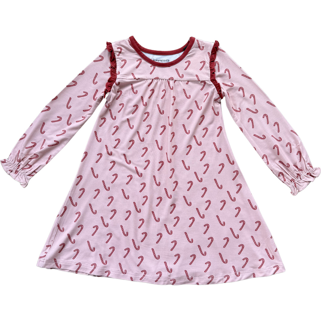 Candy Cane Girls Night Gown