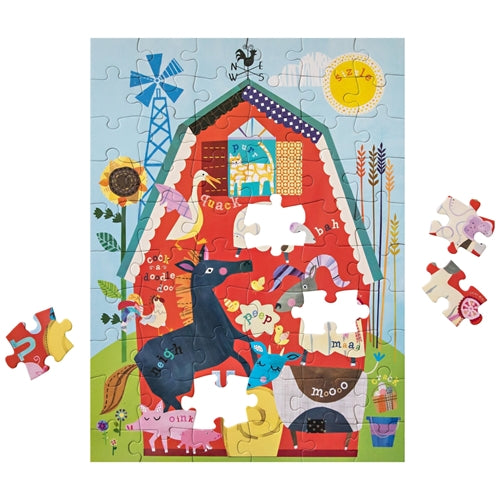 Busy Barnyard Floor Puzzle