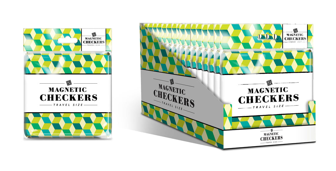 Magnetic Checkers Travel Game