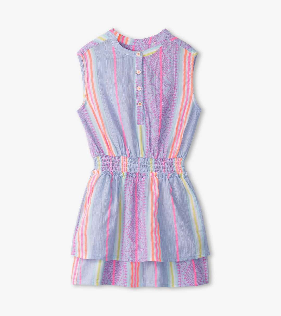 Boho Summer Smocked Waist Dress