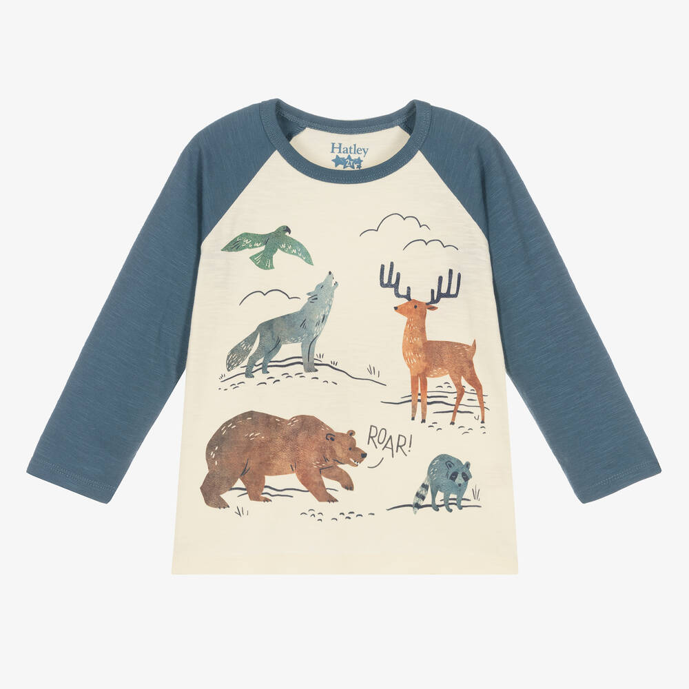 Winter Forest Long Sleeve Crew Neck Tee
