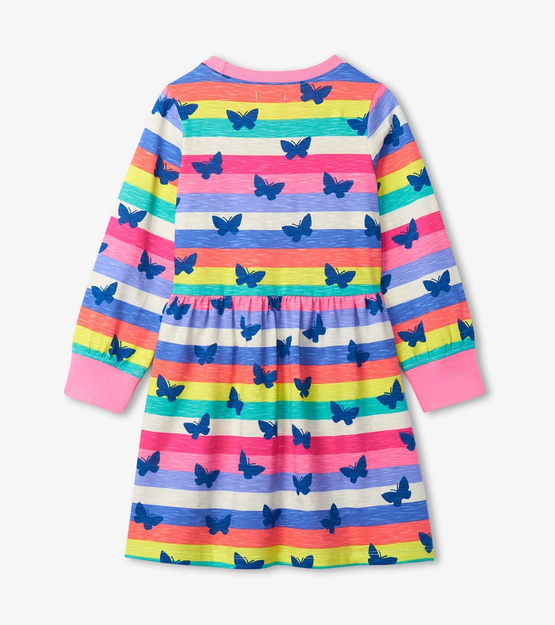 Rainbow Stripe Skater Dress