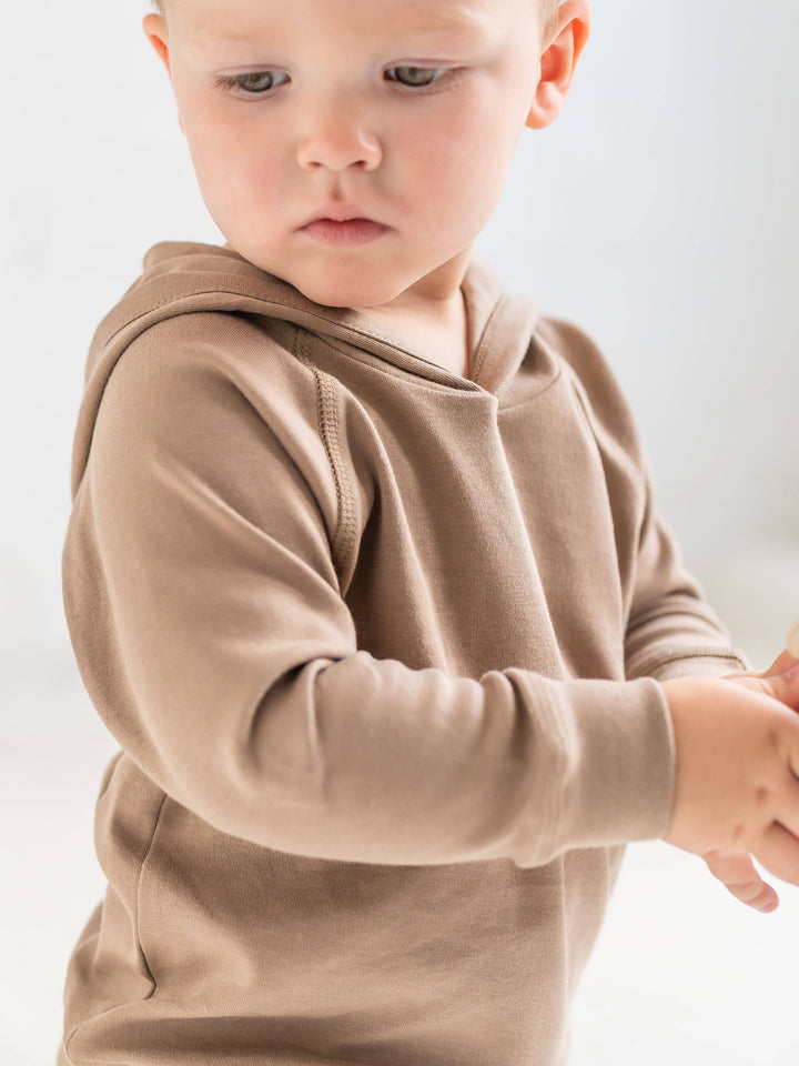 Classic Madison Hooded Pullover: Chestnut