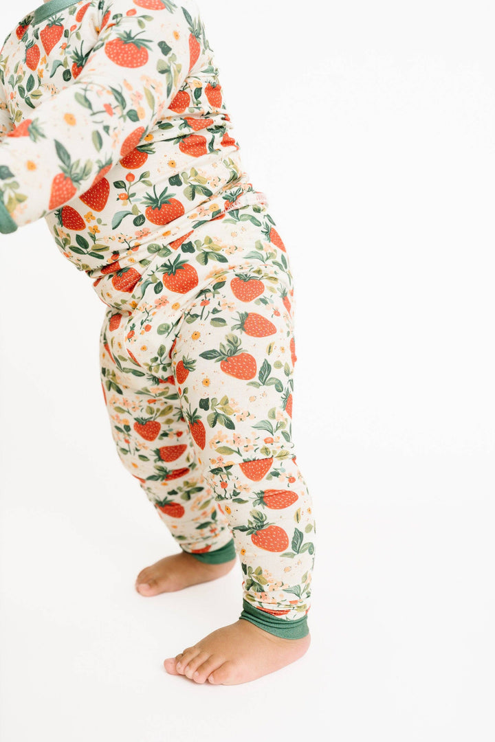 Vintage Strawberry Pajama Set