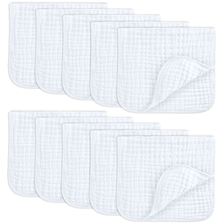 Baby Burp Cloths - 6 Pack