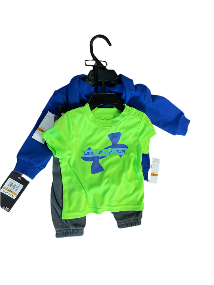 ROYAL UNDER ARMOUR HOODIE, SHIRT, & PANTS SET