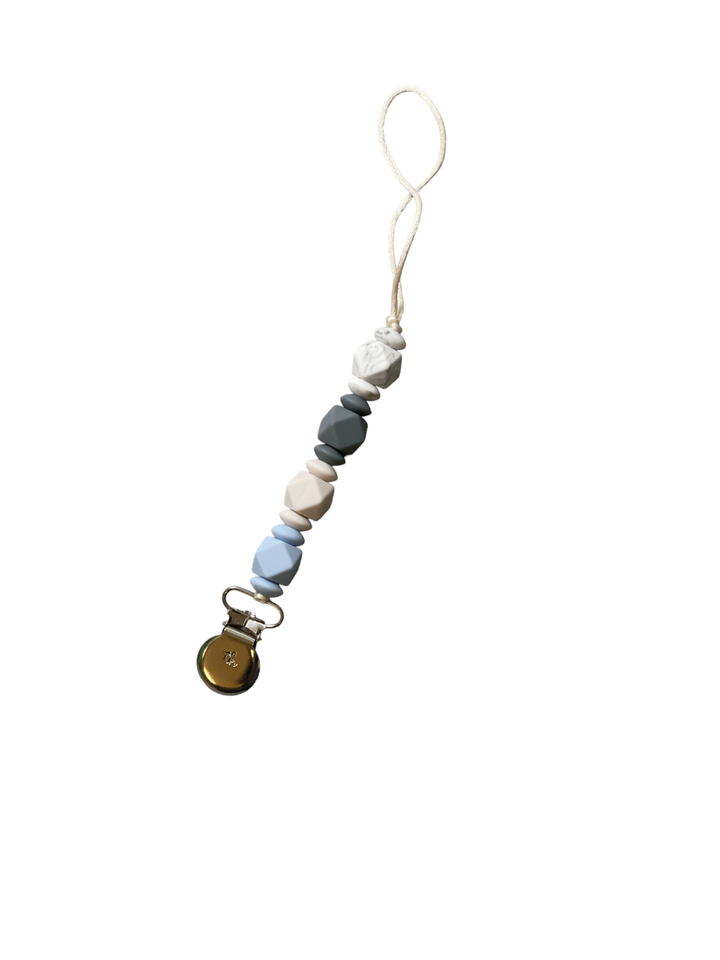 Pacifier / Toy Clip - Jewel - Petite: Taupe