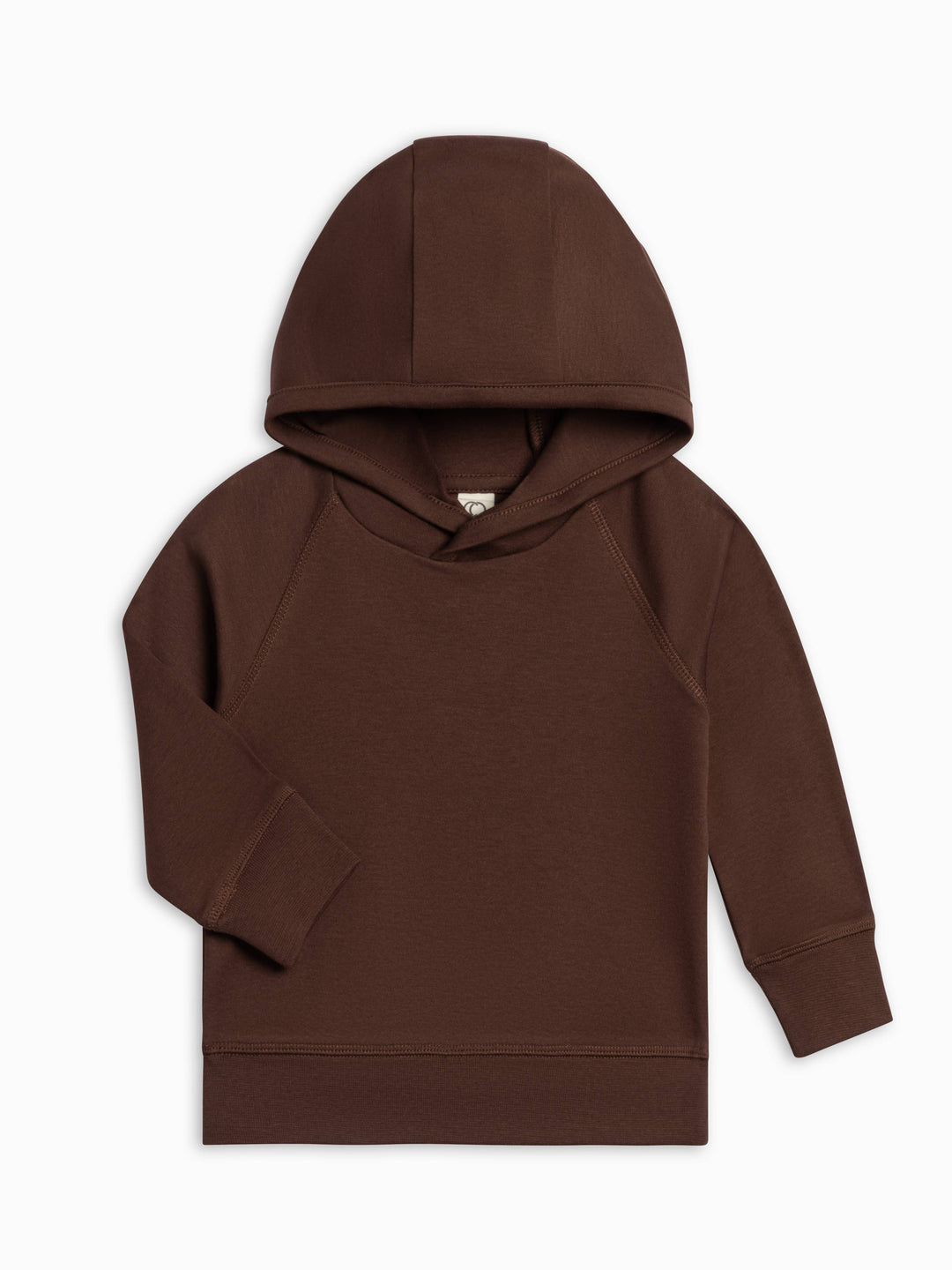 Classic Madison Hooded Pullover: Chestnut / 18-24M