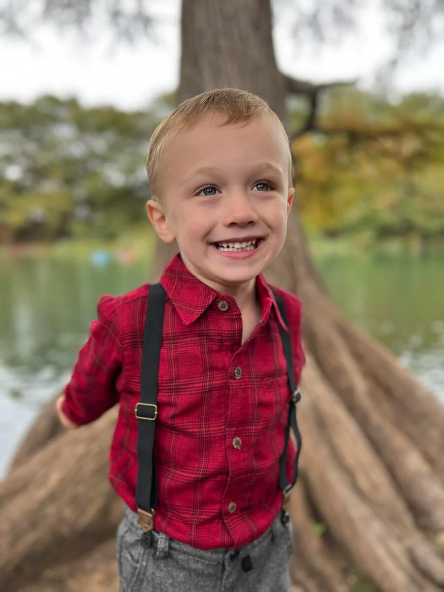 Red & Black Plaid Atwood Woven Shirt
