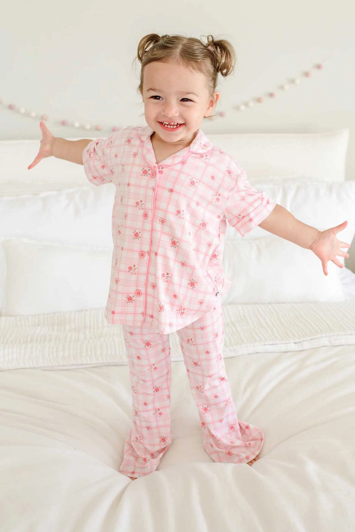 2 Piece Lounge Set- Primrose Plaid