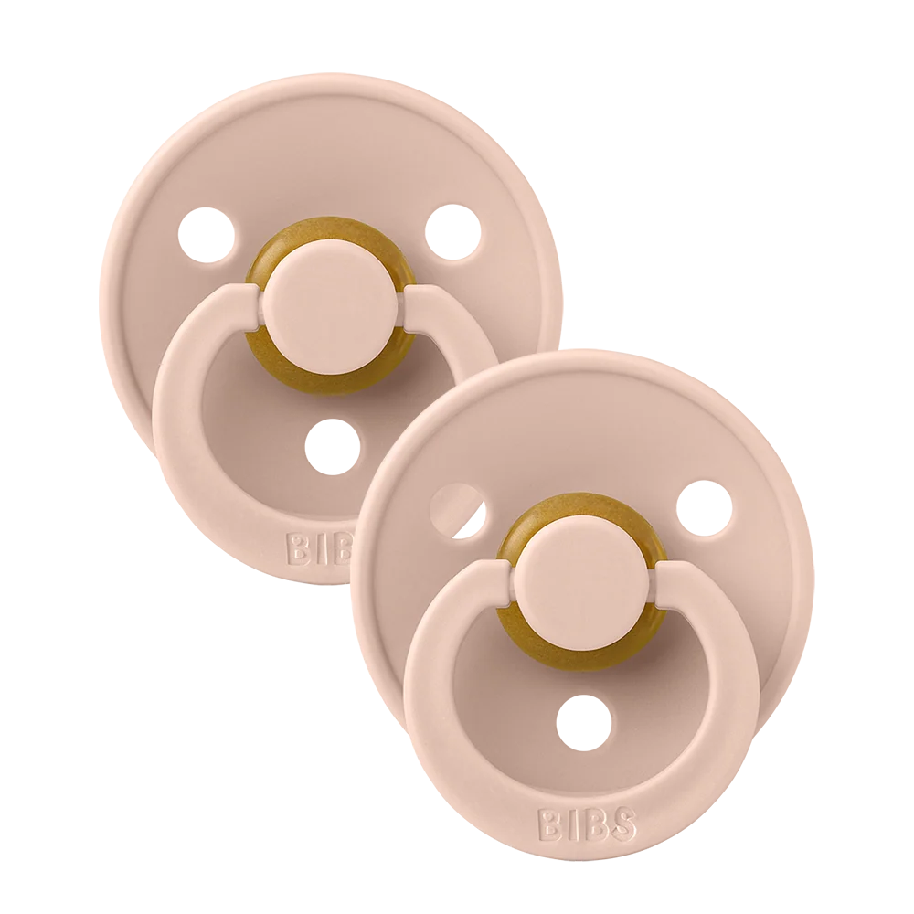 BIBS Pacifier Latex Blush/Blush