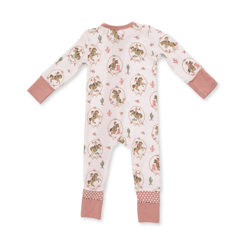Cowgirl Cameos Convertible Zip Romper