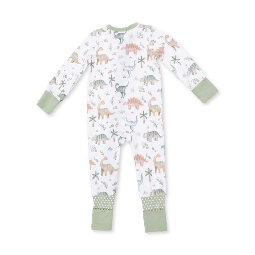 Sweet Baby Dinos Convertible Zip Romper