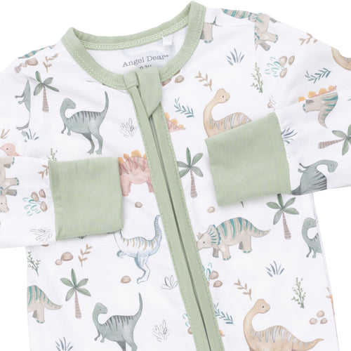 Sweet Baby Dinos Convertible Zip Romper