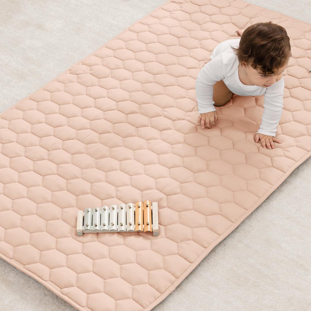 Quilted Baby Mat  Square 56" X 56"