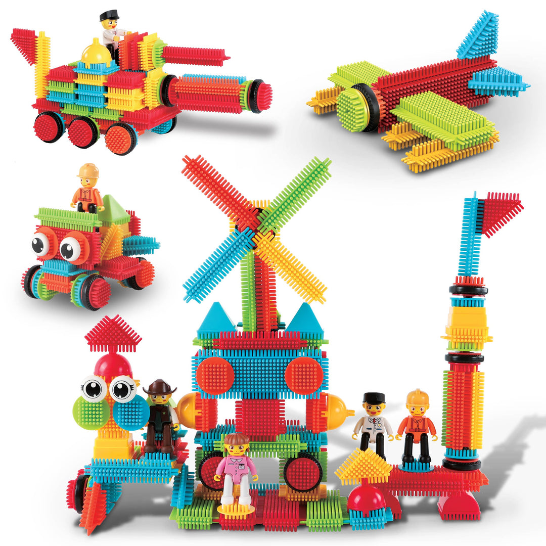 PicassoTiles 116pc Hedgehog Building Blocks Building Toy