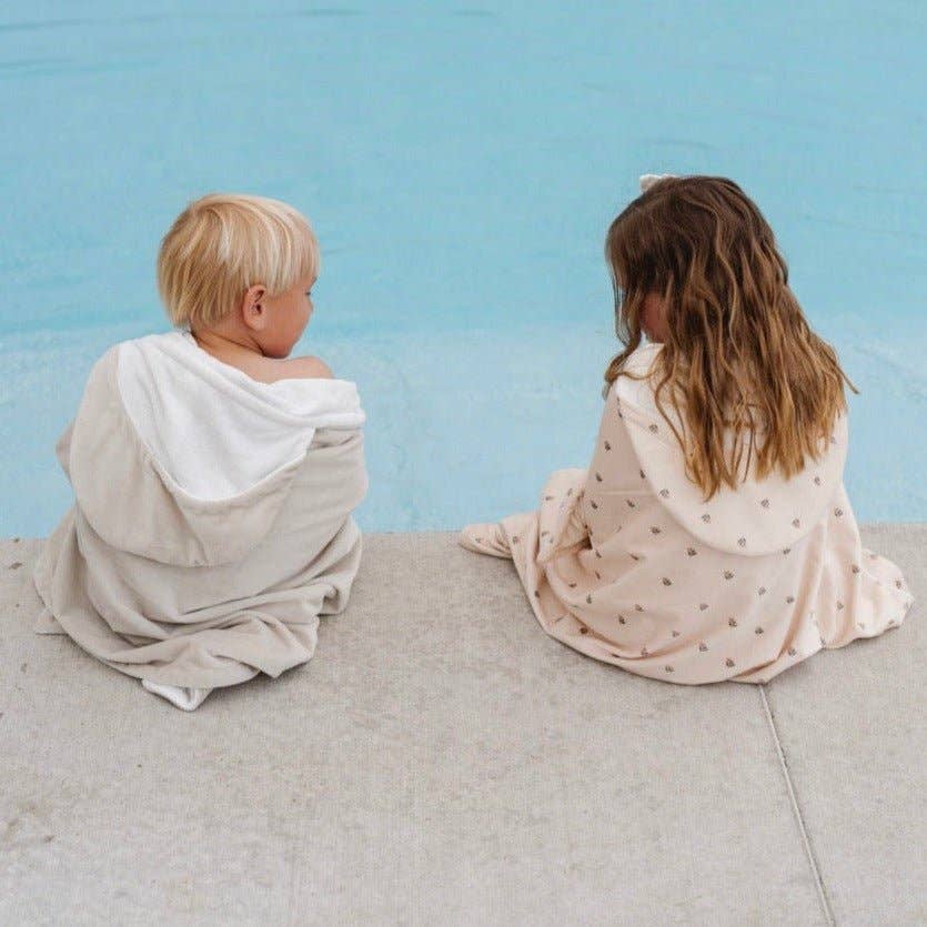 HOODED TOWELS: Tulips / Toddler