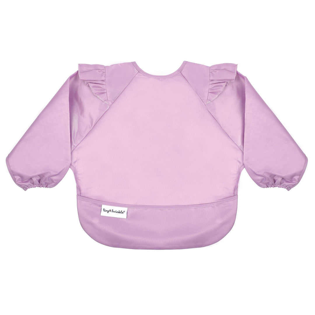 Mess-proof Full Sleeve Bibs: Lilac / Small (6-24 Months)