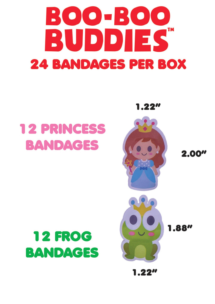 Boo Boo Buddies Princess and Frog Bandages