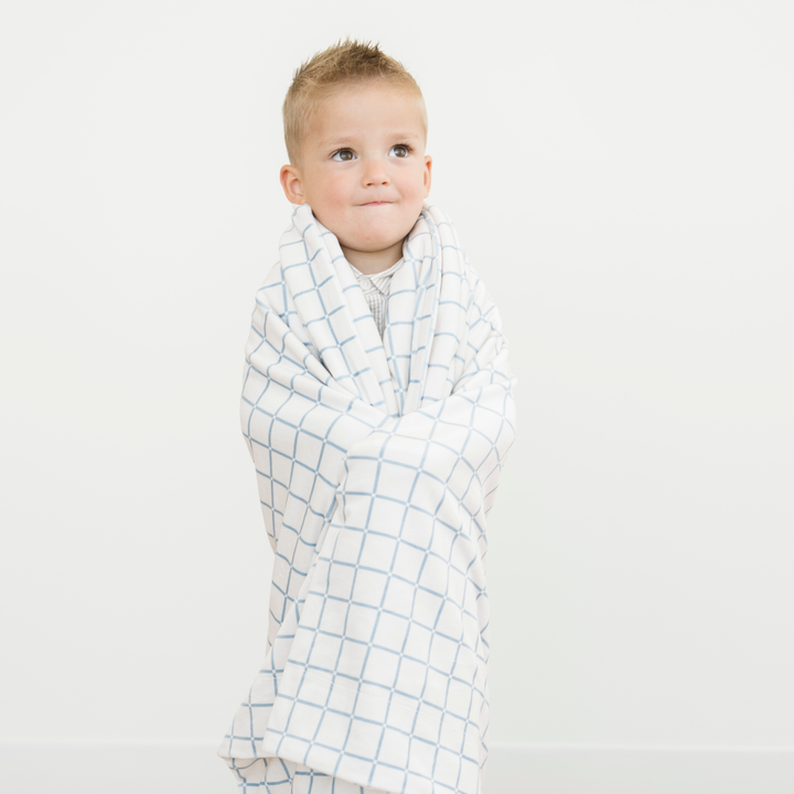 MINKY STRETCH TODDLER BLANKETS: Farm Animals