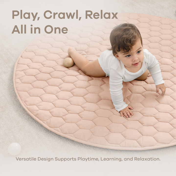 Quilted Baby Mat  Square 56" X 56"