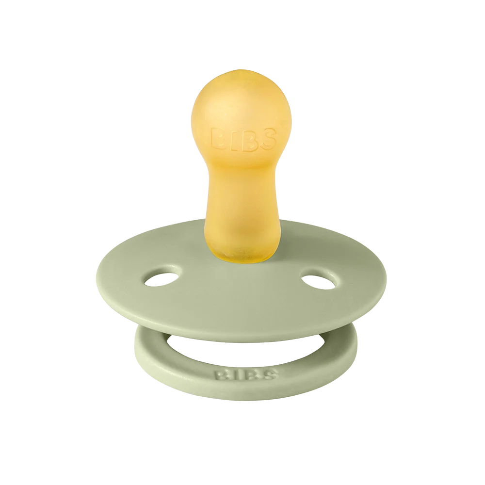BIBS Pacifier Colour 2 Pack Latex Ivory/ Sage