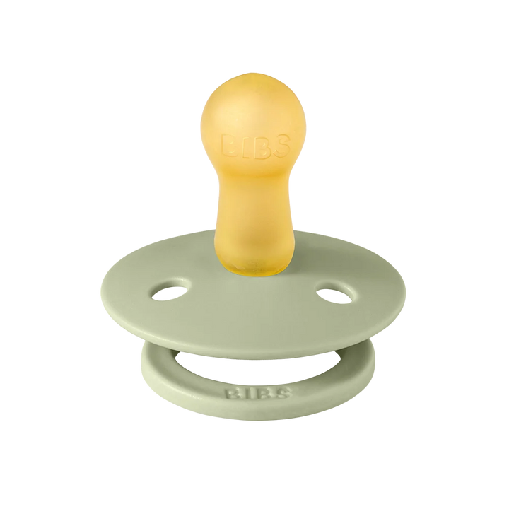 BIBS Pacifier Colour 2 Pack Latex Ivory/ Sage