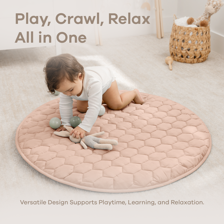 Quilted Baby Mat  Square 56" X 56"