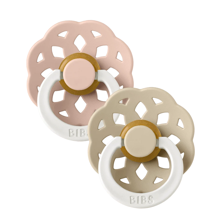 BIBS Pacifier Boheme 2pack Latex GLOW