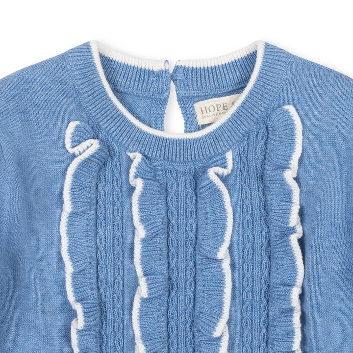 Ruffle Sweater Dress