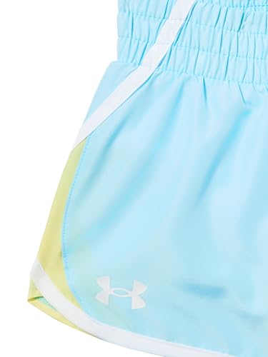 Under Armour Girls Light Blue Microfiber Shorts