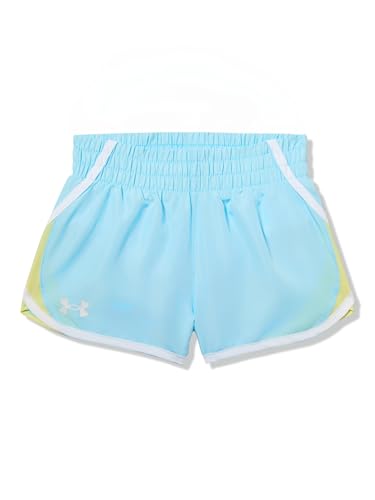 Under Armour Girls Light Blue Microfiber Shorts
