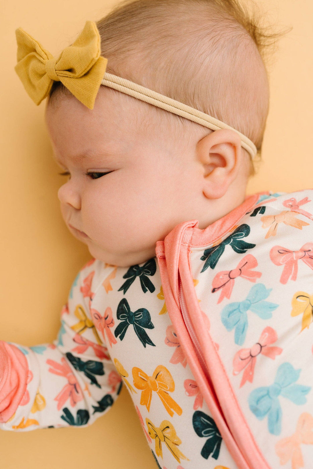 Boho Bows Bamboo Sleeper: 6-12M