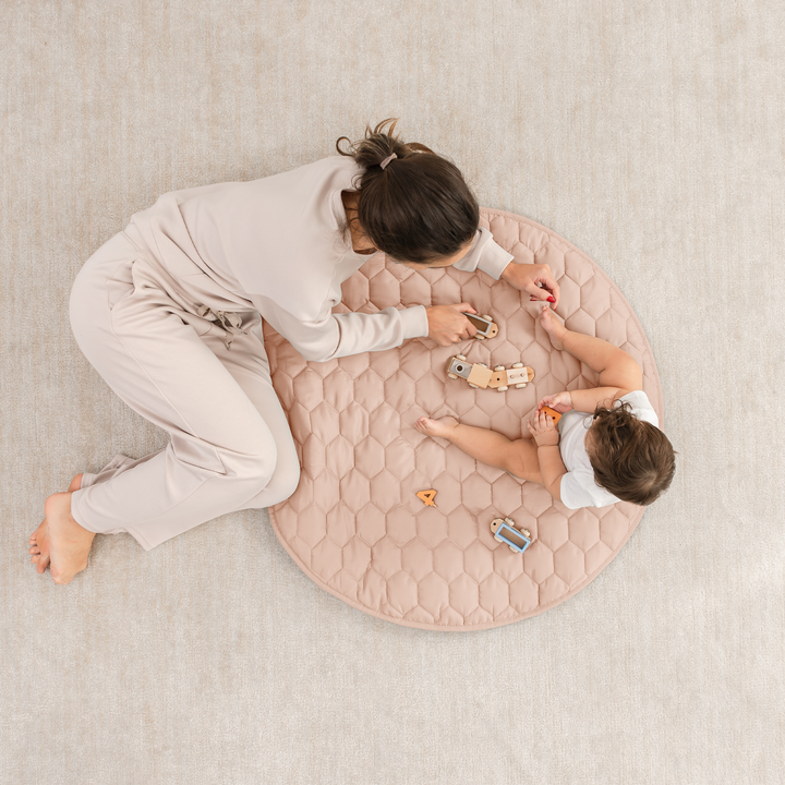 Quilted Baby Mat  Square 56" X 56"