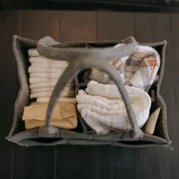 Diaper Caddy- Peppercorn