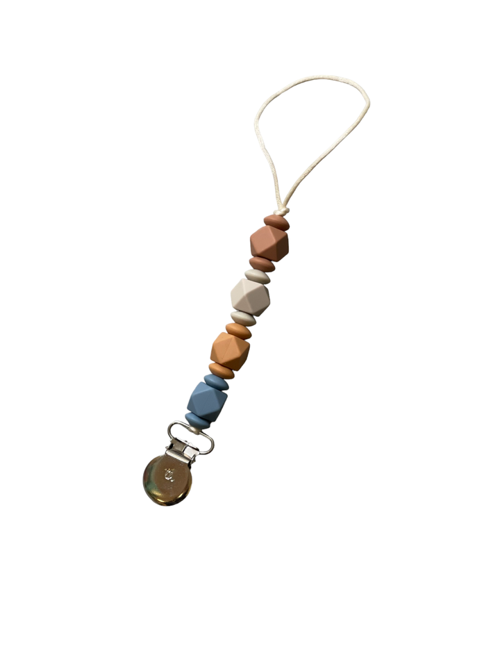 Pacifier / Toy Clip - Jewel - Petite: Taupe