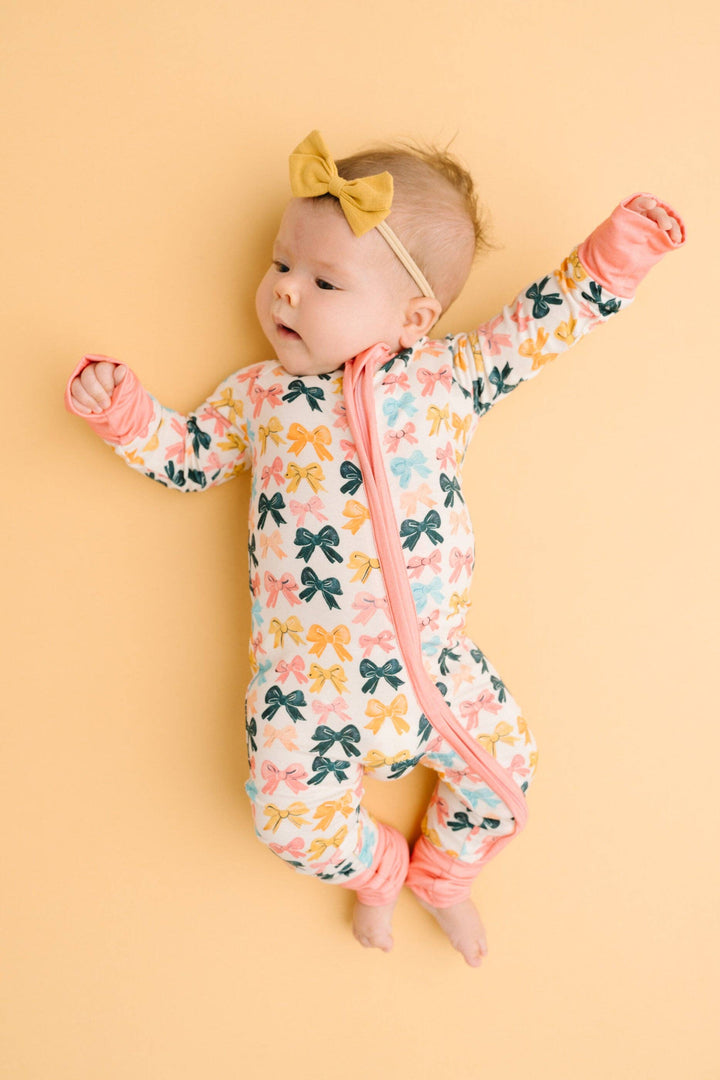 Boho Bows Bamboo Sleeper: 18-24M